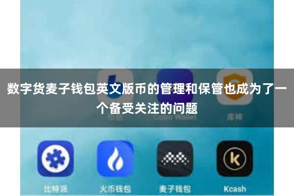 数字货麦子钱包英文版币的管理和保管也成为了一个备受关注的问题